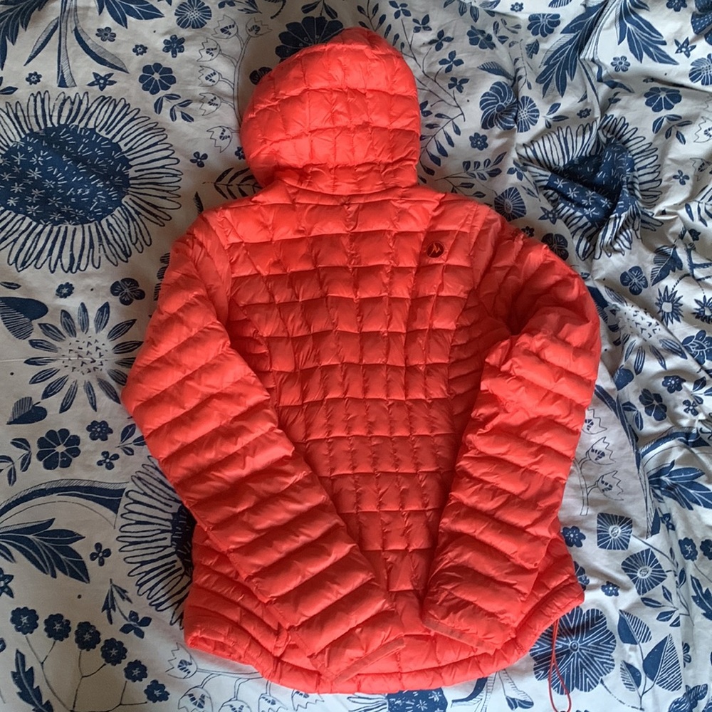 Orange Marmot Synthetic Down Jacket - Picture 2 of 4